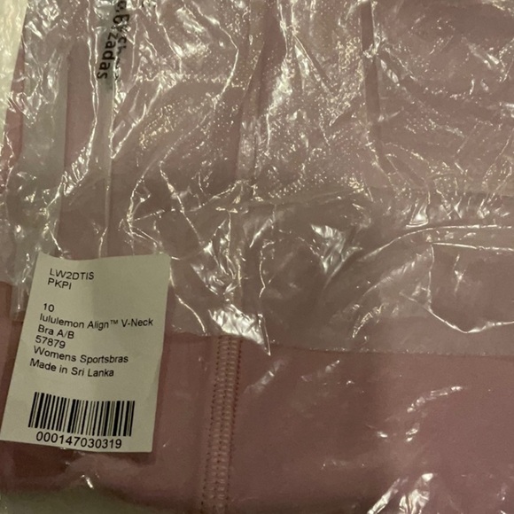B-Lululemon Align V-Neck Bra *Light Support, A/B Cup - Picture 4 of 4